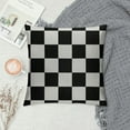 thumbnail image 2 of Nawypu  Black and White Art Design Checkered Rustic Farmhouse Style Decorative Throw Pillow Cover Cushion Case for Sofa Couch Housewarming Gift Home Decor, 2 of 5