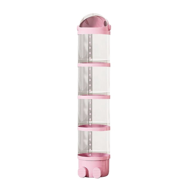 Tubo vertical para guardar juguetes | Organizador grande transparente para peluches infantiles | Cubo alto y duradero que ahorra espacio para la sala de juguetes | Fácil de montar y limpiar