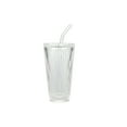 thumbnail image 6 of Better Homes & Gardens Glass 21oz Tumbler Ribbed with Glass Lid and Straw, 6 of 8