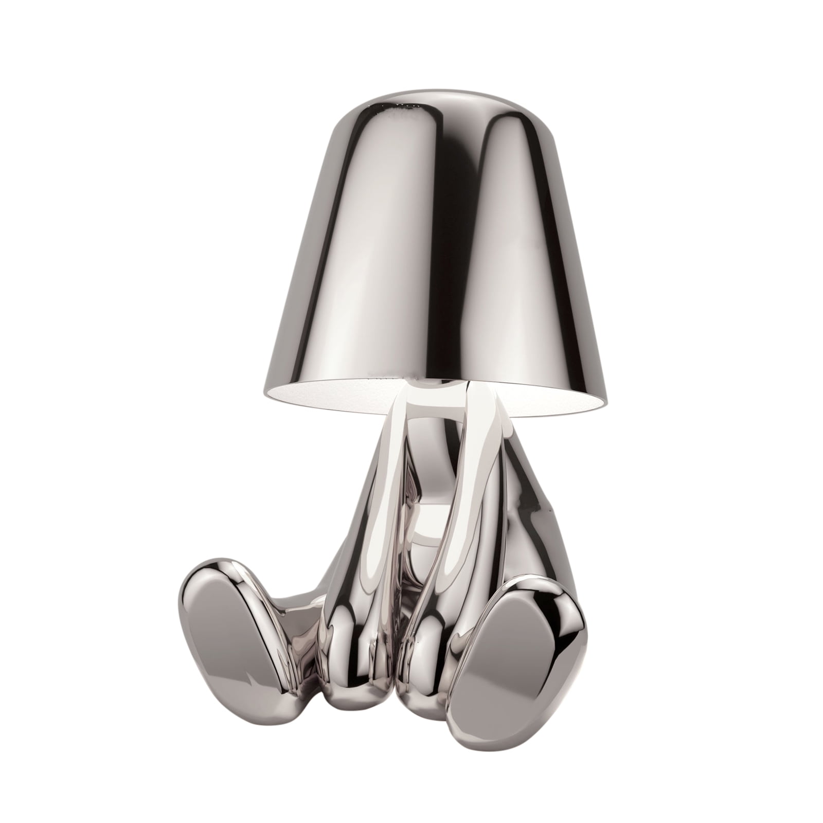 Little Golden Man Led Table Lamp Thinker Lamp Touch Control Dimmable