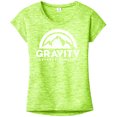 thumbnail image 1 of Camiseta de manga corta Gravity Outdoor Co. Posicharge Heather logotipo blanco Lime Shock XL, 1 of 1