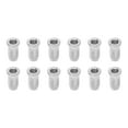 thumbnail image 3 of Metal Guitar Ferrules, Glossy Finish Easy To Install Wear Resistant Replacement Parts Electric Guitar Bushing High Hardness 12PCS  For Musical Instruments Black,Silver,Gold, 3 of 8