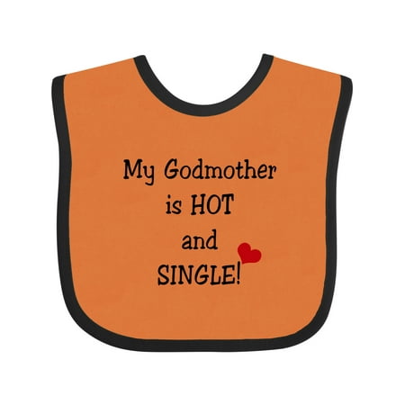 

Inktastic Single Godmother Gift Baby Boy or Baby Girl Bib