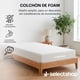 thumbnail image 3 of Colchón Individual En Caja Esponja Memory Foam De Alta Densidad Firmeza Media Suavidad Y Durabilidad Tecnología Híbrida Ortopédico (Blanco, Individual), 3 of 5