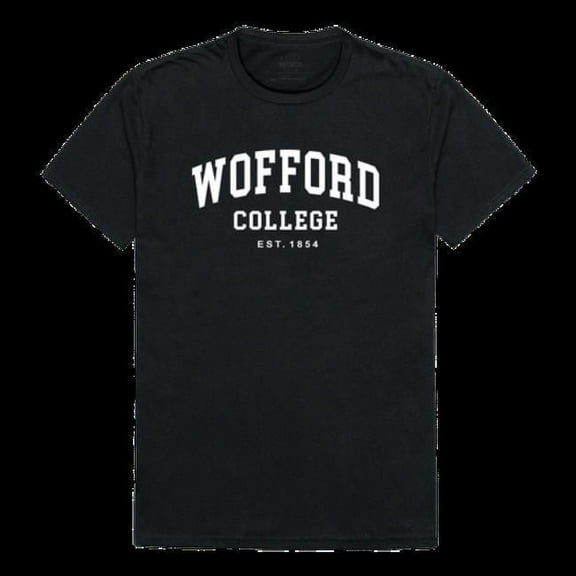 Wofford College Terriers Seal College T-Shirt, Black - 2XL