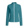 thumbnail image 5 of Hilenly Women's Plus Size UPF 50+ Long Sleeve Shirts Lightweight UV Protection Crop Zip Up Jacket Sun Protection Clothing, 5 of 8