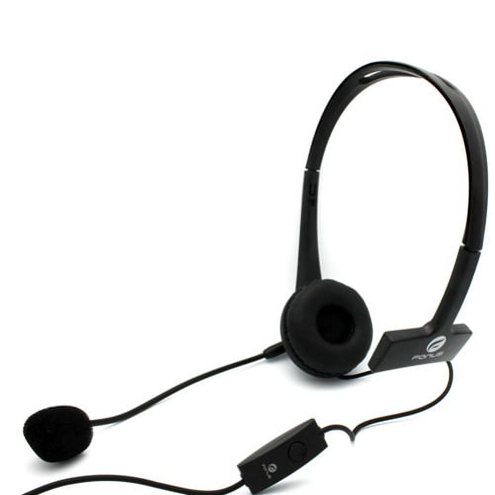 Earphone w Mic Wired Mono Headphone Headset 3.5mm Single Earbud Hands-free Microphone N5A for Samsung Galaxy A20 A10e - Sonim XP8 XP3 - Verizon Ellipsis 8 HD - Wiko Ride - Xiaomi Mi 9T