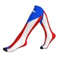 thumbnail image 2 of Pr Puerto Rico Flag Compression Socks Circulation Running Athletic Sports for Women Men, 2 of 8