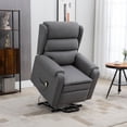 thumbnail image 2 of HOMCOM Power Lift Recliner Chair for Elderly Reclining Chair with Pockets, 2 of 9