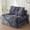 Grey, variant on BYBYME Folding Sofa Bed,Convertible Floor Couch for Adult with Pillow with High Density Foam Filling,Comfort Floor Sofa Portable Sleeper Chair for Bedroom Living Room,Beige,Single