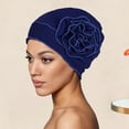 thumbnail image 4 of Chemo Headwear for Women with Hair Loss Elastic Chemotherapy Hats with Flower Multifunctional Breathable Beanie for Sleep Outdoor Activities, 4 of 7