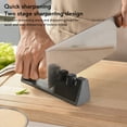 thumbnail image 2 of Knife Sharpener, Efficient 2 Stages Manual Knife Sharpener Multipurpose  For Kitchen Knives, 2 of 7