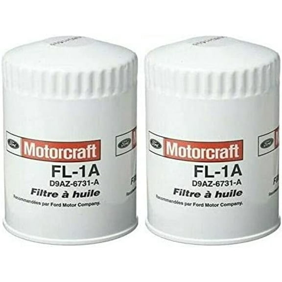 2 Pack Ford Motorcraft Oil Filter FL1A D9AZ-6731-A