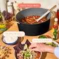 thumbnail image 4 of Beautiful 10-in-1, 8 Qt Multi-Cooker with Bamboo Steamer Insert and 7 Preset Functions, Black Sesame by Drew Barrymore, 4 of 16