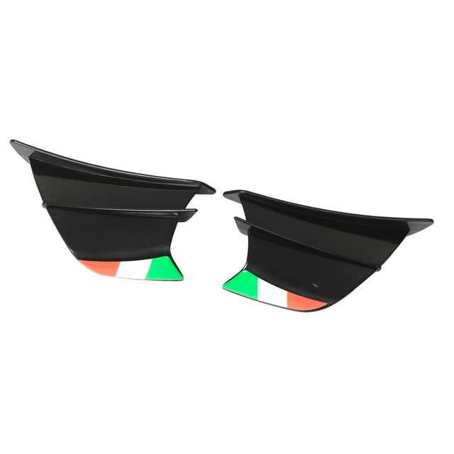Motorcycle Winglet, Air Resistance Reduction Motorcycle Side Spoiler 2PCs For Motorcycle Black,Matte Carbon Fiber Style,Bright Marble Style,Glossy Carbon Fiber Style