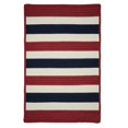 thumbnail image 1 of Colonial Mills Tapis PO29R048X072S 4 x 6 Pi. Tapis Tressé Rayé Patriotique, 1 of 1