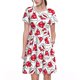 thumbnail image 1 of Balery Christmas Hat Vestidos sueltos de manga corta para mujer, vestidos de verano 2025, vestidos casuales de corte A con vuelo., 1 of 6