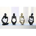 thumbnail image 5 of 2024 Resin Statue Thinker Style Decoration Abstract Sculptures Collectible Figurines, 5 of 5