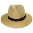 thumbnail image 2 of Trailhead Palm Straw Fedora Hat - XL - Toast Tan, 2 of 4