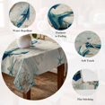 thumbnail image 5 of Nautical Anchor Table Cloth Waterproof Tablecloths, Vintage Coastal Summer Beach Coral Tablecloth Dining Table Cover for Kitchen Party Tabletop Outdoor, Square Tablecloth 54x54 Inch, 5 of 9