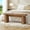 Brown, variant on Fnova 48" Wooden Two - Person Backless Entryway Bench with Under - Bench Storage for Outdoor Garden, Living Room, Bedroom, Dining Room, Hallway