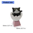 thumbnail image 3 of Kitten Themed Keycap with Crossed Stem for Mechanical Keyboards Switches Keytop Upgrades Handmade Gaming Accessory yellow cat, 3 of 4