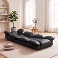 thumbnail image 4 of ELLEGNT 360° Swivel Floor Gaming Chair – Folding, Adjustable Lounger Couch for Lazy Relaxation, Black, 4 of 10