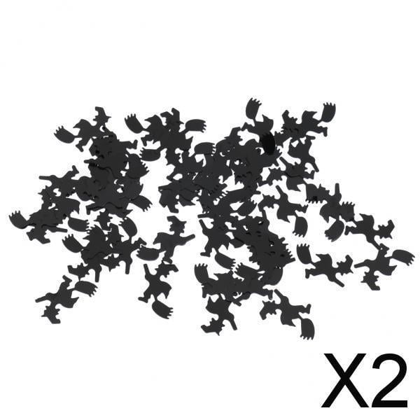 Paquete de 2-4 confeti de mesa de para fiesta de Halloween, decoraciones dispersas, 15g 2 piezas