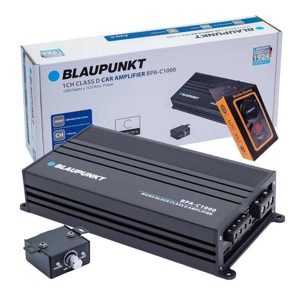 Amplificador De Potencia Blaupunkt C-Series Mono Block Clase D 1000 Vatios Rms