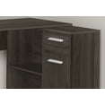 thumbnail image 3 of Monarch Specialties - Computer Desk, Corner, 46"L, L Shape, Work, Laptop, Brown Laminate, 3 of 6