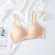 thumbnail image 5 of Ropa interior sin marcas Sin aros Pequeños frunces en el pecho Refuerzos superiores Fruncido lateral Pecho auxiliar Antiflacidez Escote en V profundo Sujetador sexy para chicas, 5 of 6