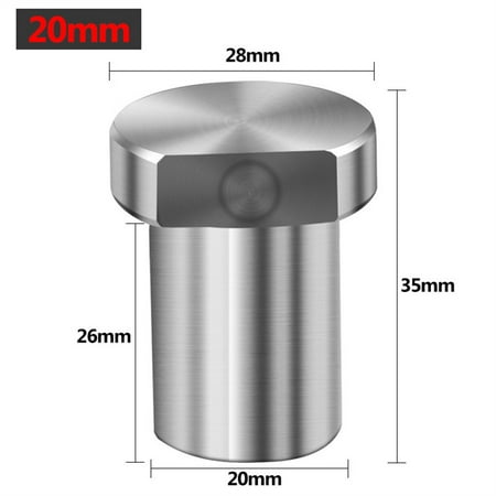 

Dheera Woodworking Desktop Tenon Stainless Steel Limit Tenon Blocks Workbench Stoppers(20mm)