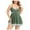 Army Green, variant on VBVC Plus Size Two Piece Swimdress with Boyshorts for Women Flowy Swimsuits Tankini Bathing Suits