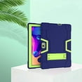 thumbnail image 7 of FIEWESEY for Vankyo matrixpad s30 Tablet Case,Hybrid Heavy Duty Three Layer Full-Body Shockproof Rugged Protective Case Cover with Stand for Vankyo MatrixPad S30/HAOVM MediaPad S30(Navy/Green), 7 of 7