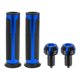 thumbnail image 1 of Kit de cubiertas para manillar de motocicleta Unique Bargains 7/8" 22mm 15/16" 24mm, agarre de aluminio antideslizante para motocicleta, scooter, bicicleta y ATV, color azul, 1 juego, 1 of 1