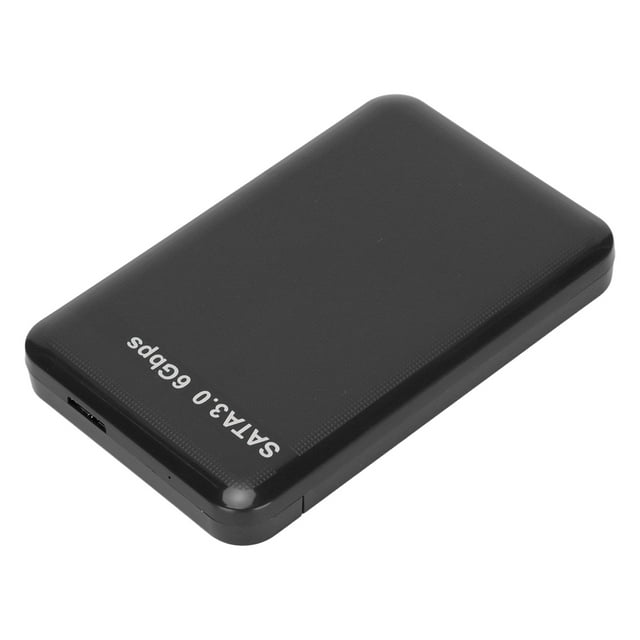 Estuche para disco duro externo de 2,5 pulgadas, USB 3.0, SATA 3.0, Plug and Play, compatible con capacidad de 3 TB, con indicador LED para Windows, color negro