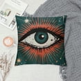 thumbnail image 2 of Nawypu  All-Seeing Eye Cosy Throw Cushion Cover Retro and Boho Big Yellow Pupil Celestial Alchemy Cosmic Symbol Pillow Cover Decorative for Living Bedroom/Office for Men Women, 2 of 5