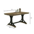 thumbnail image 5 of Roundhill Furniture Sora Button Tufted Counter Height Saddle Stool, Set of 2, Taupe, Wood, 24"H, 5 of 6