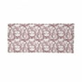 thumbnail image 2 of Floral Neck Gaiter, Sketchy Leaves Petals, Unisex, Maroon Coral and White, by Ambesonne, 2 of 3