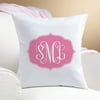 Personalized My Pink Monogram Pillow
