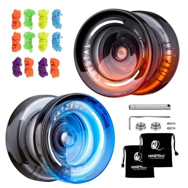Paquete de 2 unidades de cristal Yoyo MAGICYOYO K2 para niños y adultos