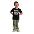 thumbnail image 3 of Worlds Okayest Cousin Family Relative Toddler Boy Girl T Shirt Infant Toddler Brisco Brands 4T, 3 of 6