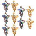 thumbnail image 4 of MasteelfCA 10Pcs Metal Crochet Rings Finger Rings Delicate Knitting Thimbles Braided Knitting Rings, 4 of 8