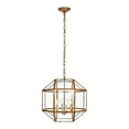 thumbnail image 4 of Elegant Lighting Caro Collection Pendant D19 H20 Lt:4 Black Finish, 4 of 7