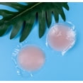 thumbnail image 1 of Adhesivo para el pecho Adhesivo de silicona para el pecho Sujetador de silicona Adhesivo para el pecho redondo con forma de ciruela Adhesivo para el pecho sólido sin goma con pegamento, 1 of 6