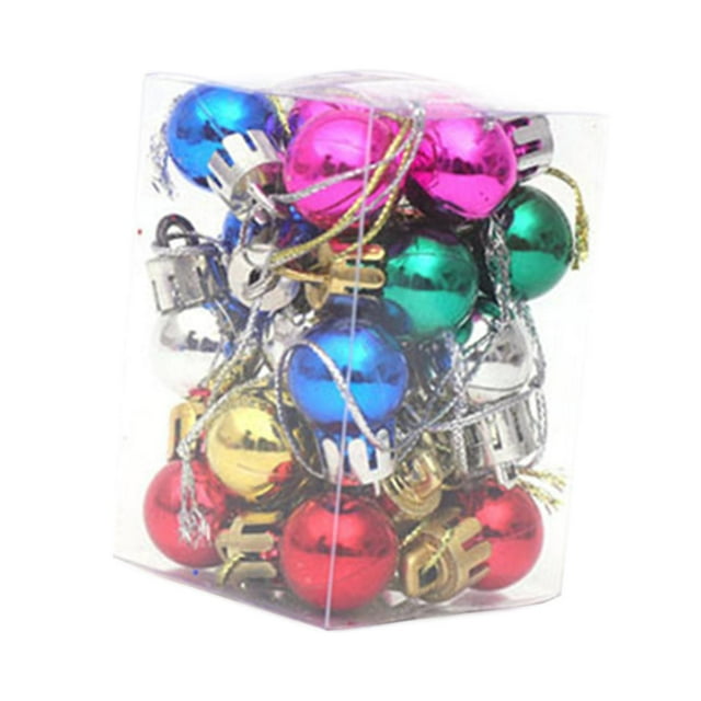 Juego de 24 piezas de bolas navideñas Macarena decoración para Navidad