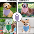 thumbnail image 5 of Bandanas pour Chiens Lavables en Coton Triangle Foulards pour Chiens Réversibles Foulard en Coton pour Petits Moyens Grands Animaux, 5 of 5