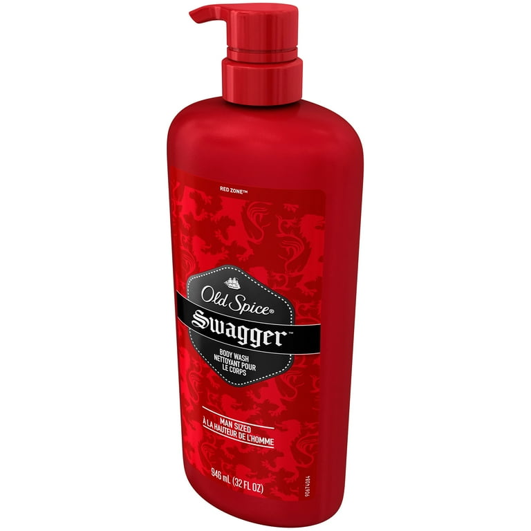 Old Spice Red Zone Swagger Scent Body Wash for Men, 32 oz