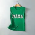 thumbnail image 6 of Dyegold Summer Tops for Women 2023, Summer Tank Tops for Women 2023 Trendy Funny MAMA Letter Print Blouses Dressy Casual Tshirt Sleeveless Round Neck ​Vest, 6 of 6