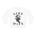 thumbnail image 4 of Lineman's Wife Line Wife Lineman Wife Fiance Retro Pullover Sweatshirt, 4 of 5